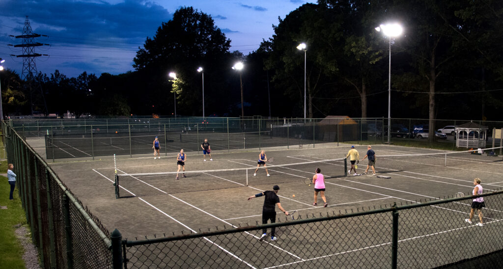 Tennis matches at the Mt. Lebanon Tennis Center