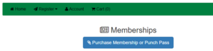 image of membership or pass purchase of a recreation registration account
